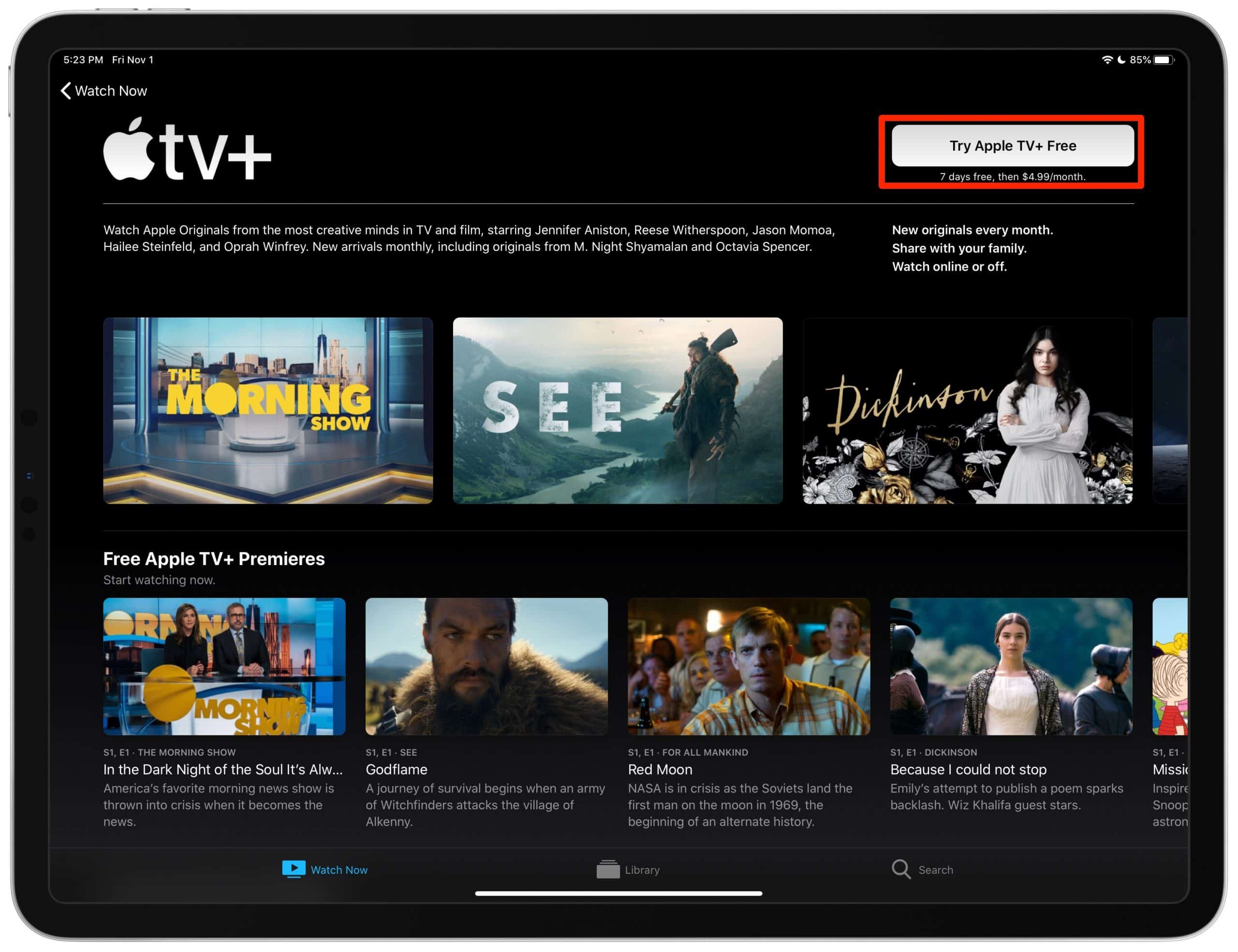 Apple TV+ 7 Days Free-Trial