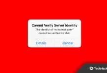 How To Fix Cannot Verify Server Identity on iPhone