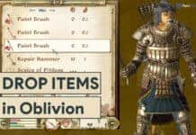 How To Drop Items in Oblivion