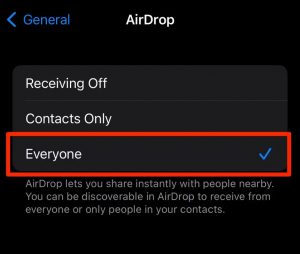 How To Fix AirDrop Not Working On iPhone