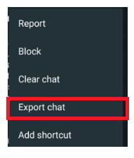 Export Chat