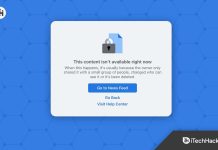 How to Fix Facebook This Content Isn't Available Right Now Error