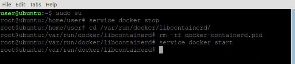 Clean a 'Failed Docker Pull' and Start Docker Service