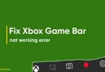 How To Fix Xbox Game Bar Not Working Error