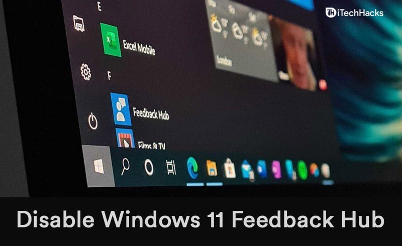 Remove or Disable Feedback Hub Notifications Windows 11