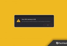 How to Fix GPU Memory is Full Error on Windows 11