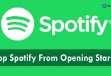 How To Stop Spotify From Opening On Startup