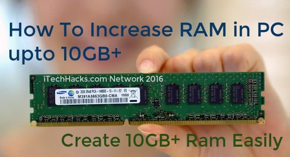 increase RAM in PC esily 2016