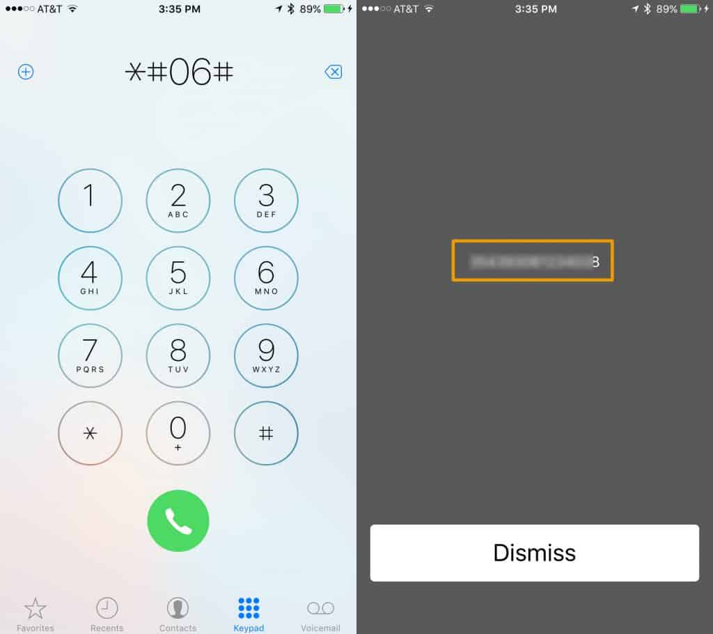 Finding IMEI Using Dial Code