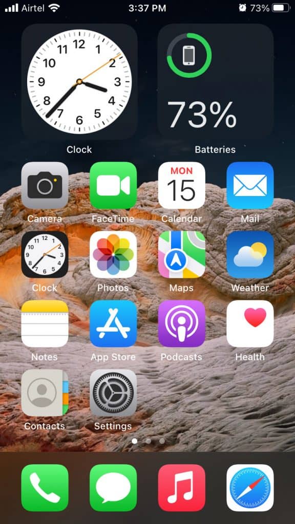 Show Battery Percentage on iPhone 13