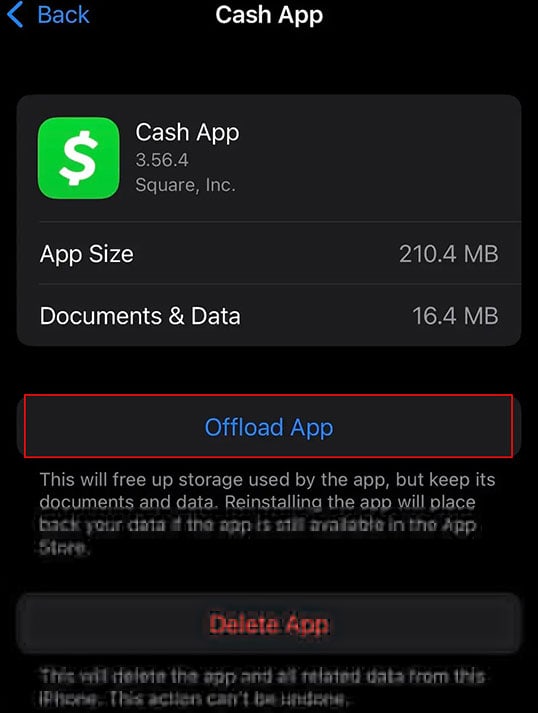 Clear Cache and Data