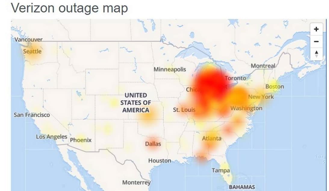 What Causes Verizon Outage?