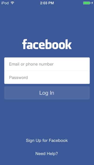 Re-Login To Facebook