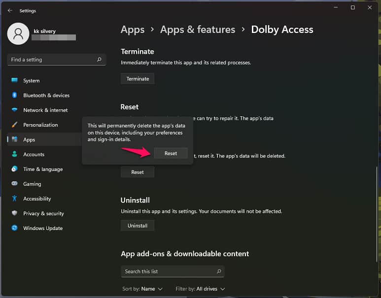 Dolby Atmos Problems in Windows 11