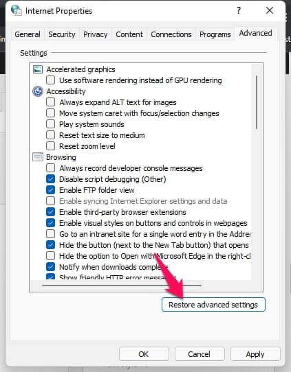 SSL_error_handshake_failure_alert in Browsers