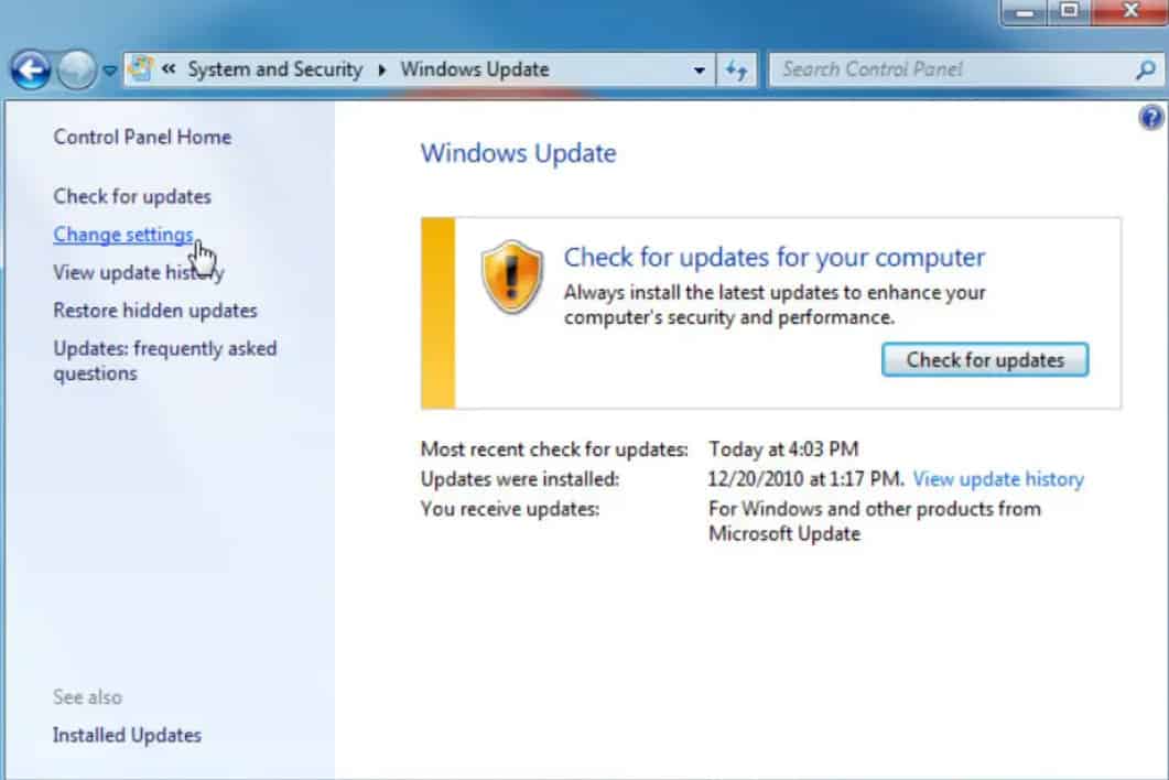 What Are The Cause of Windows 7 Stuck on Checking for Updates?