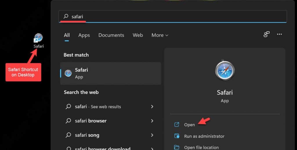 Download & Install Safari on Windows 11