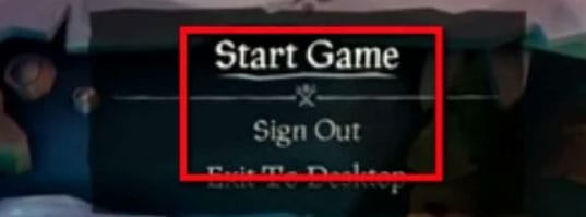 Sign In/Out From The Game