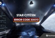 Star Citizen Error Code 30012