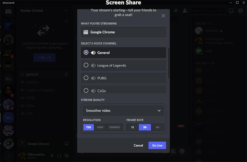 stream netflix on discord