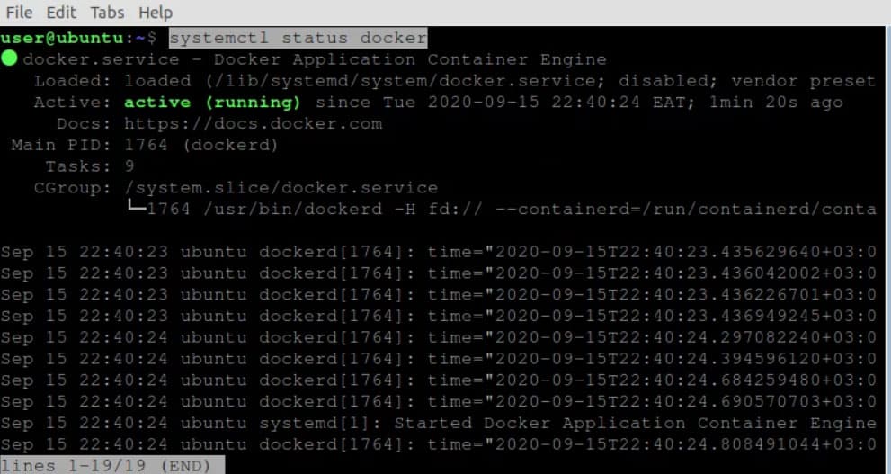 Run the Docker Service with systemctl