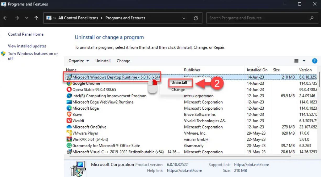 How to Remove/Uninstall .NET