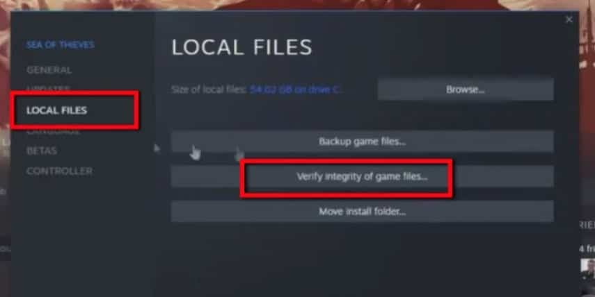 Verify Game Files