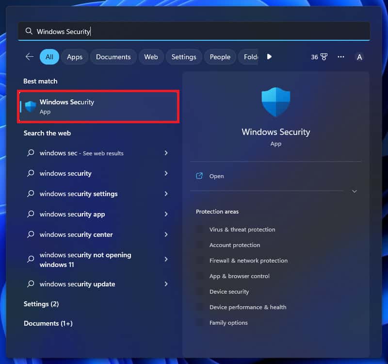 Windows Security