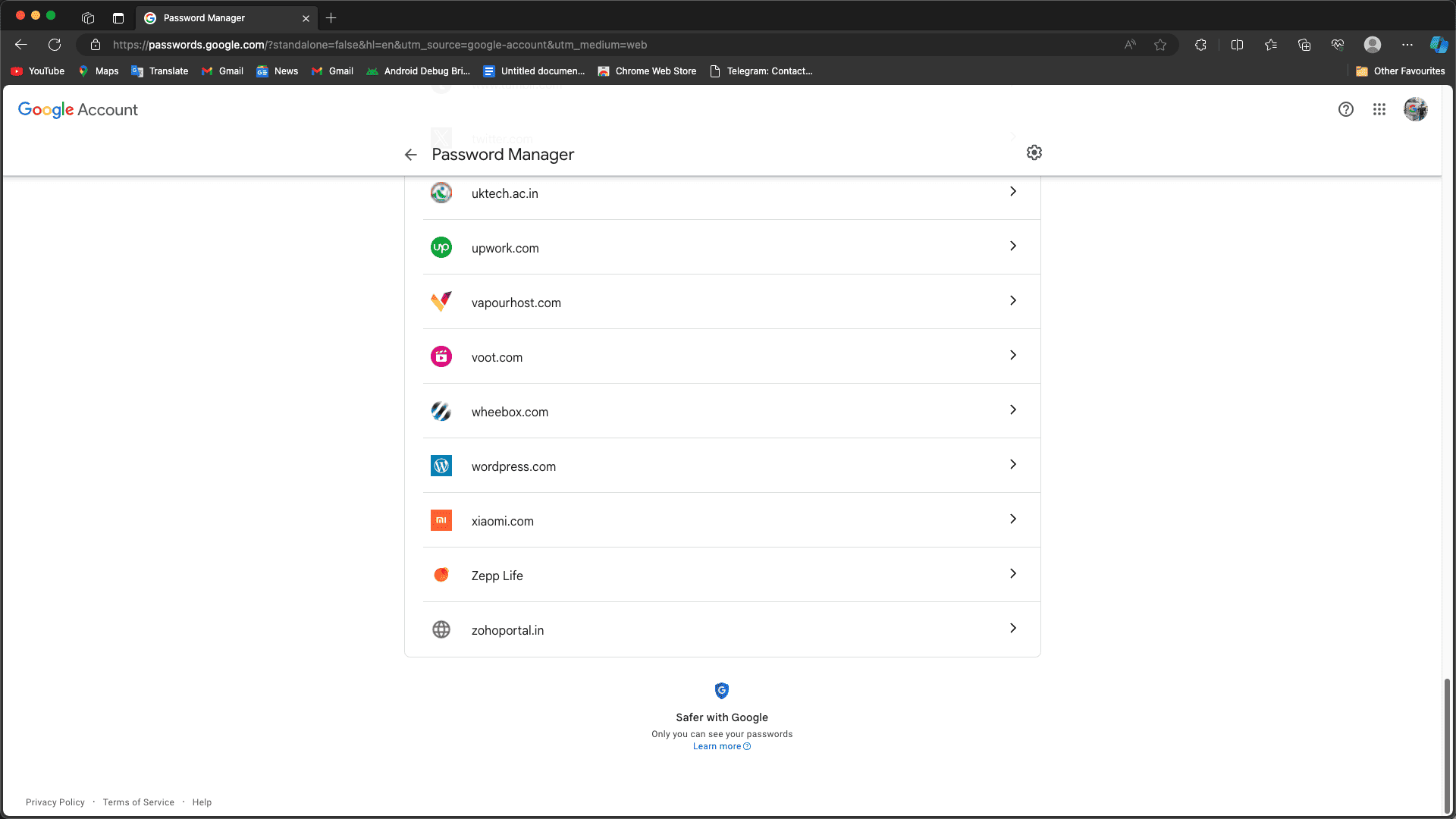 How to See My Saved Passwords on Google?