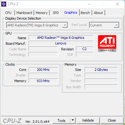 AMD Vega Integrated GPU