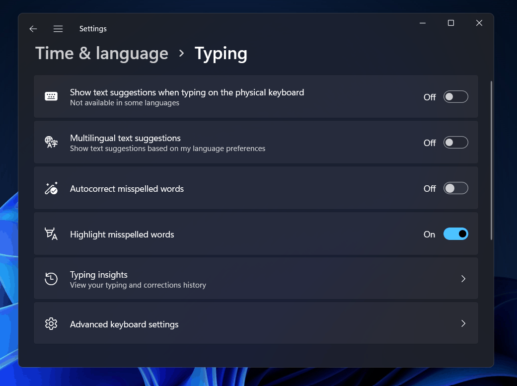 How To Turn Off Autocorrect On Windows 11?