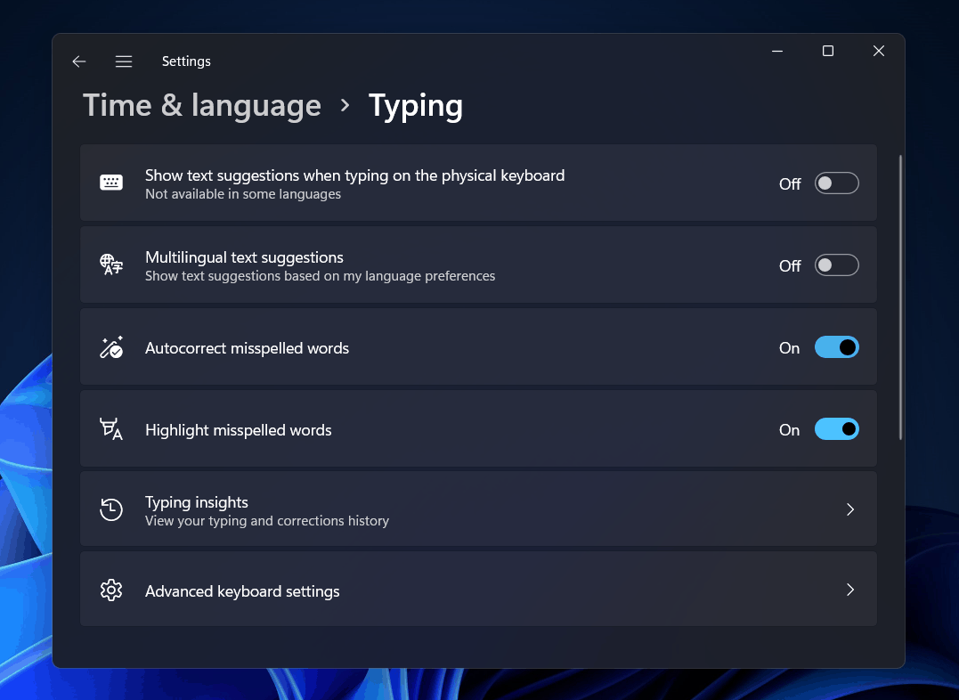 How To Turn Off Autocorrect On Windows 11?