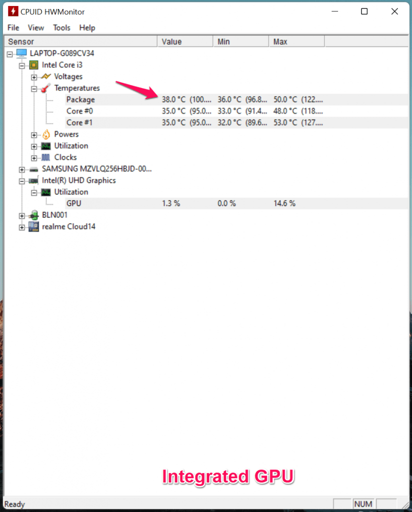 Check GPU Temperature in Windows 11/10