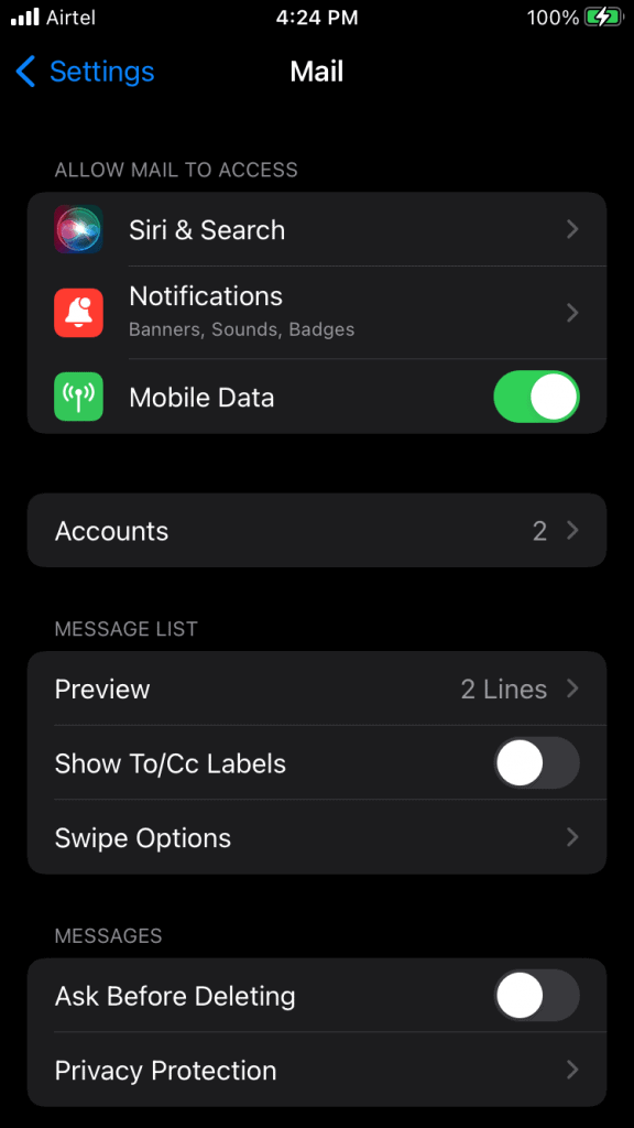 Cannot Verify Server Identity on iPhone