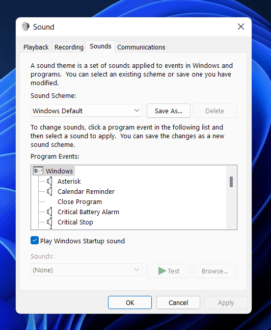 How To Enable Or Disable Startup Sound On Windows 11?