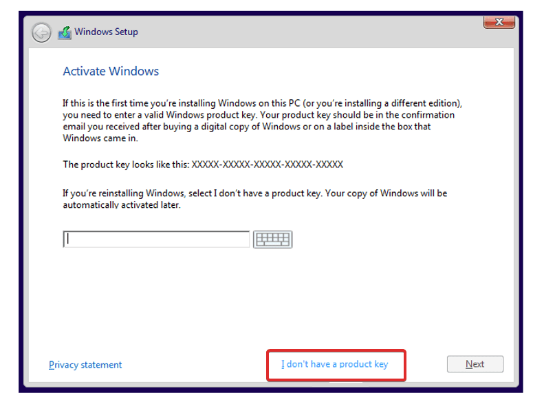 How to bypass internet connection to install Windows 11