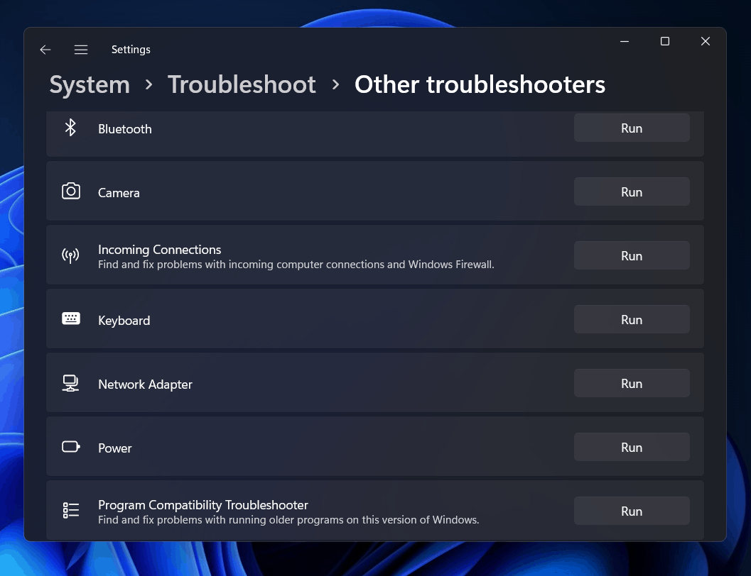 Network Troubleshooter