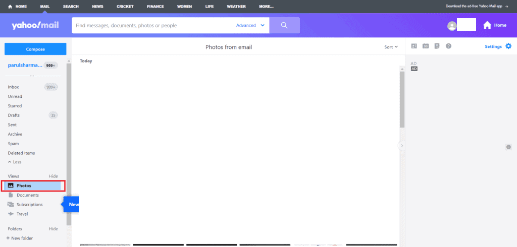 How to Open Yahoo Mail Photos