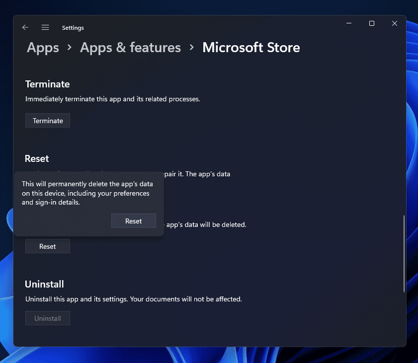 Fix Microsoft Store Not Opening In Windows 11