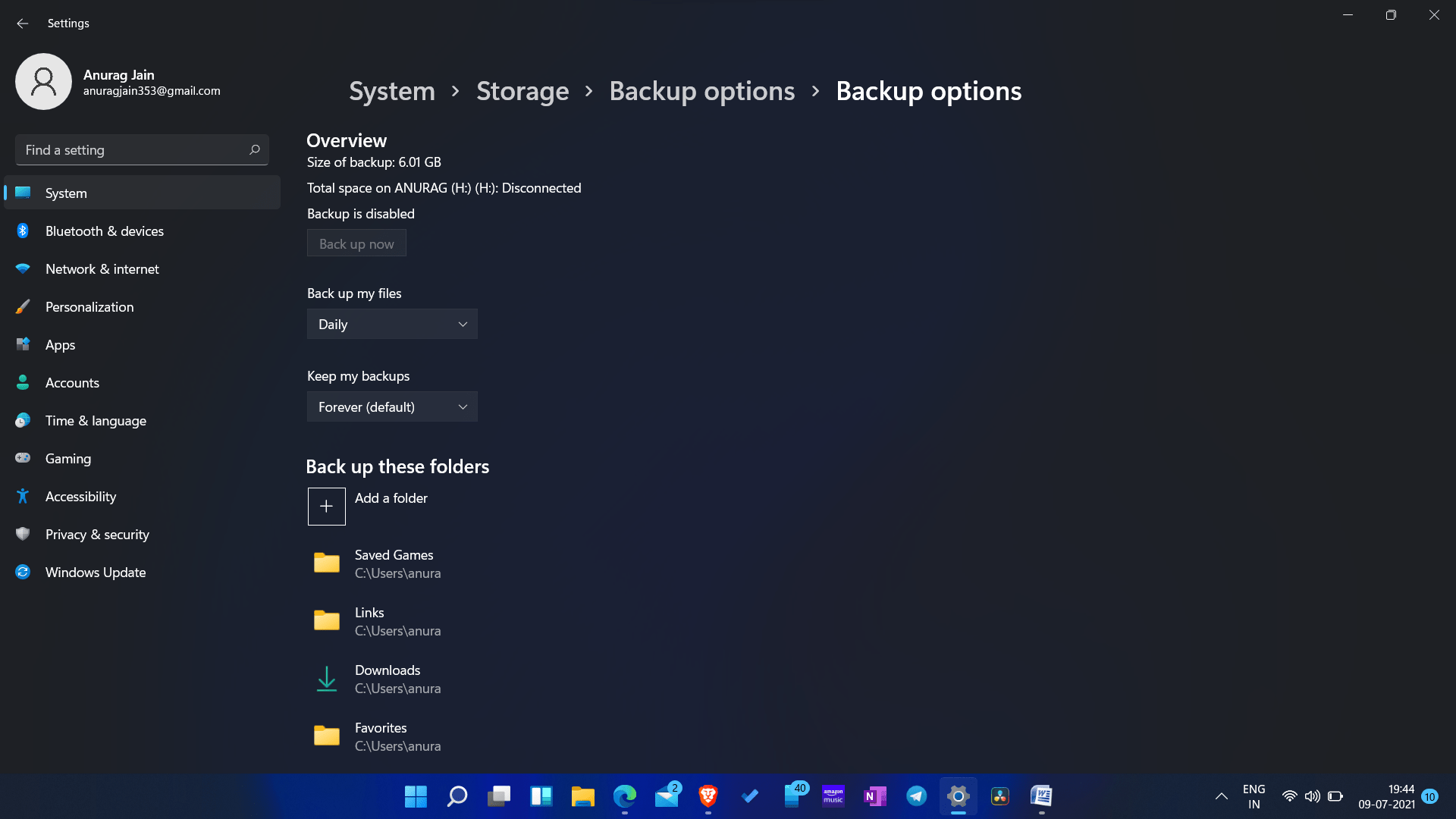 How To Backup In Windows 11?