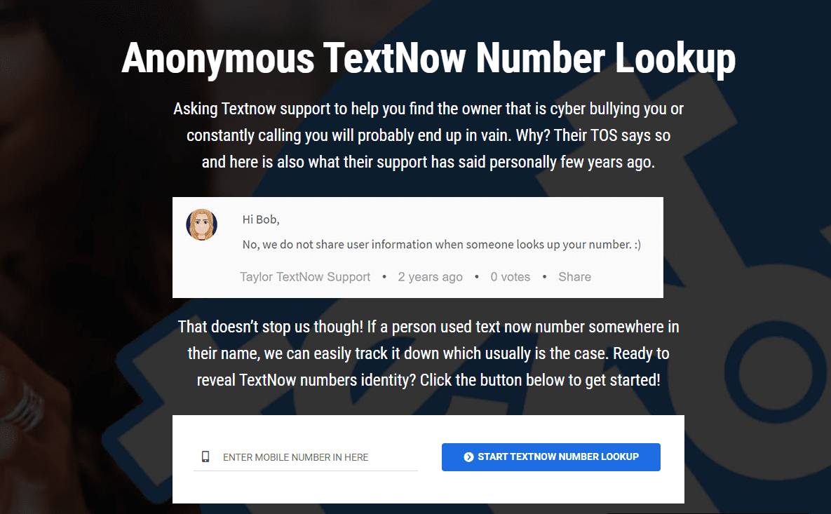 How to Trace and Find Out Who Owns a TextNow Number in 2022