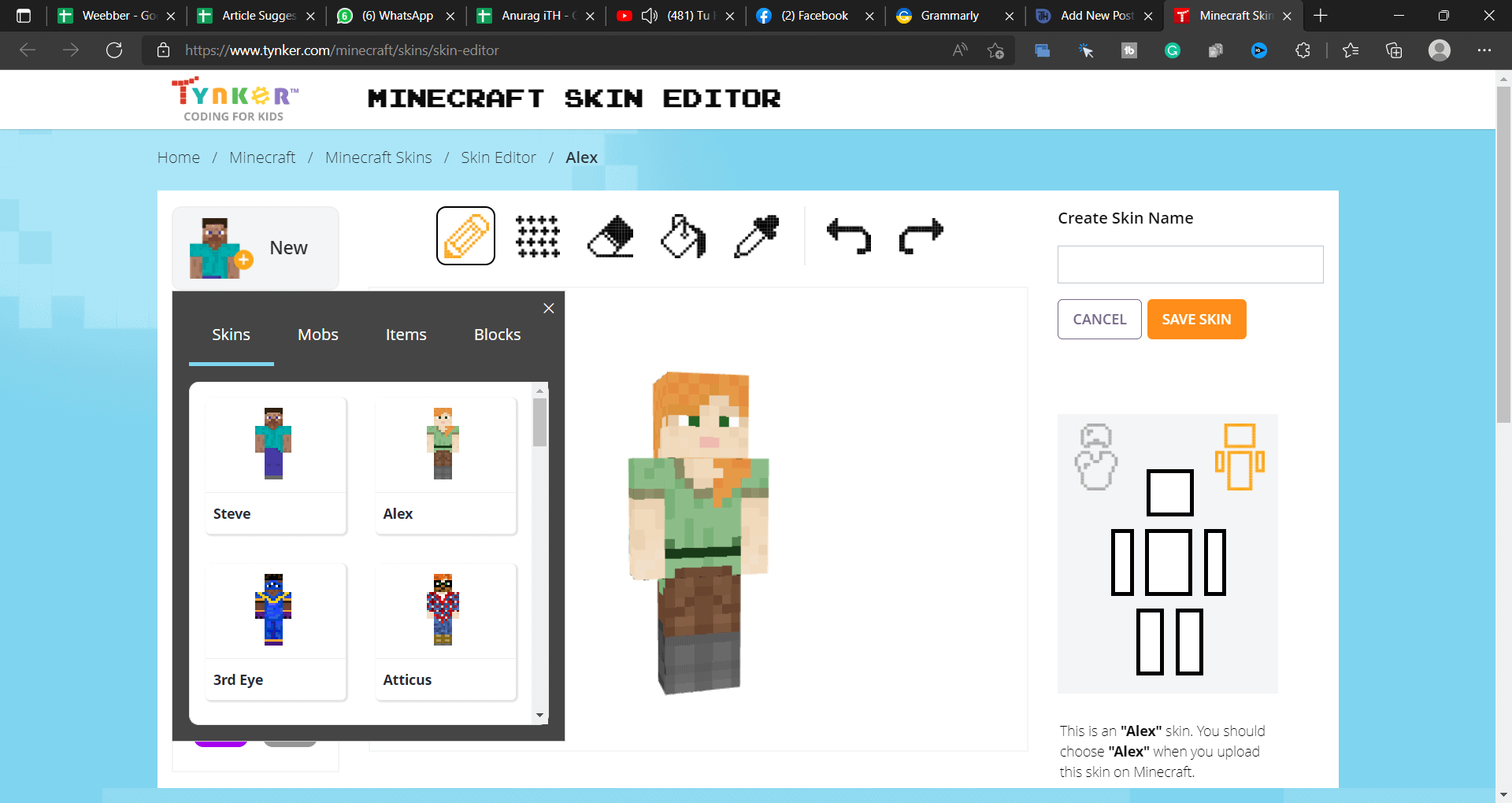 Best Minecraft Skin Creator 2022