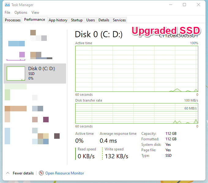 Upgraded Basic SSD