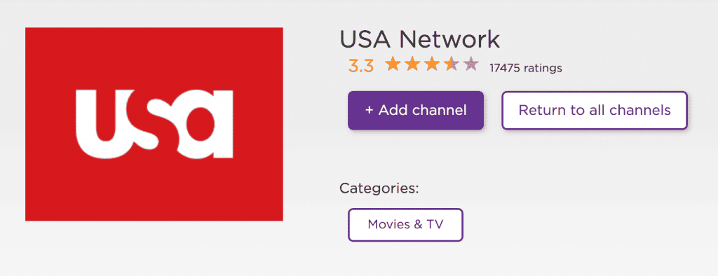 Activate USA Network on Roku Smart TV